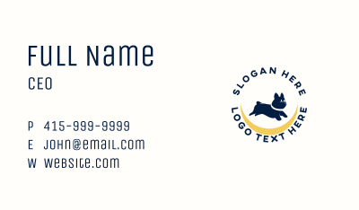 Cute Pet Dog Business Card Image Preview
