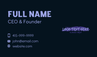 Graffiti Cool Wordmark Business Card Image Preview