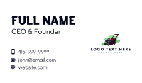  Lawn Mower Landscaping Business Card Design