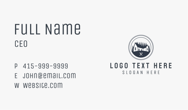 House Roofing Repair Business Card Design Image Preview