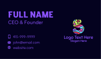 Colorful Shapes Number 5 Business Card Image Preview