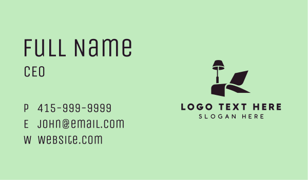 Chair Furniture Decor Business Card Design Image Preview