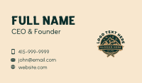 Outdoor Mountain Hiking Business Card Preview