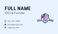 Superhero Mom Woman Business Card Preview