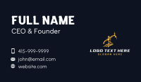 Thunder Bolt Runner Business Card Image Preview