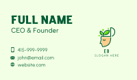 Leaf Human Mind  Business Card Image Preview