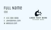 Sperm Whale Mascot Business Card Image Preview