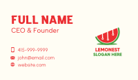 Melon Fruit Tech Business Card Design
