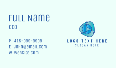 Sanitation Water Droplet Business Card Image Preview