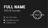 White Graffiti Firm Business Card Image Preview
