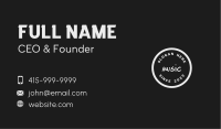 White Graffiti Firm Business Card Image Preview