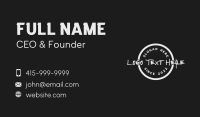 White Graffiti Firm Business Card Preview