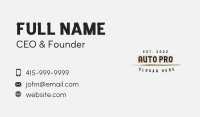 Generic Retro Wordmark  Business Card Image Preview