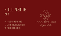 Dainty Rabbit Symbol Business Card Image Preview