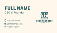 Retail Market Store Business Card Preview