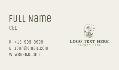 Organic Holistic Shrooms Business Card Image Preview