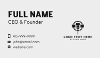 Cog Drill Machine Business Card Preview