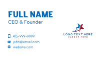 Logistics Arrow Star Business Card Preview