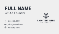 Mustache Grooming Barber Business Card Preview