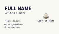 Tech Consulting Pyramid Business Card Design