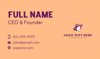 Hat Woman Fashion Business Card Design