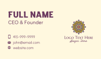 Traditional Multicolor Ornament  Business Card Image Preview