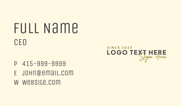 Business Brand Wordmark Business Card Design Image Preview