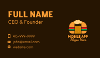 Beer Hamburger Business Card Image Preview