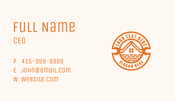 Carpentry Handyman Contractor Business Card Design Image Preview
