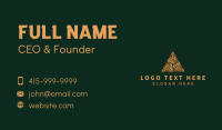 Triangle Woodwork Carpentry Business Card Image Preview