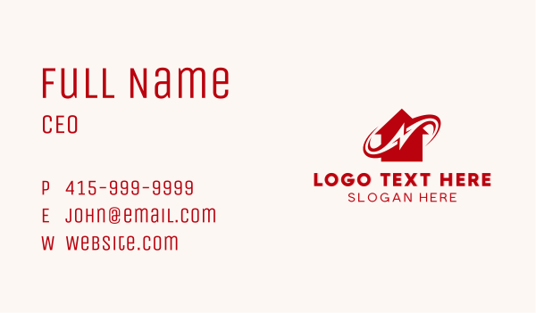 Electric Power Energy Business Card Design Image Preview