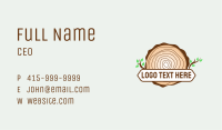 Tree Lumber Trunk Business Card Image Preview