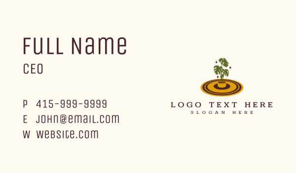 Plant Decor Carpet Business Card Design Image Preview