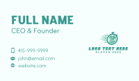 Fast Washing Laundromat  Business Card Design