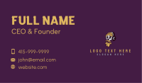 Hipster Skull Fashion Business Card Image Preview