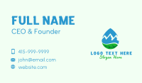 Mountain Spring Water Business Card Image Preview
