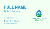 Mountain Spring Water Business Card Preview