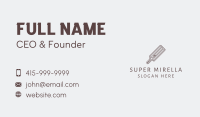 Brown Cricket Bat  Business Card Image Preview
