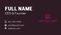 Graffiti Skull Mural Business Card Design