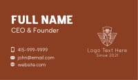 Outline Egyptian Emperor Business Card Image Preview