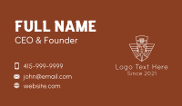 Outline Egyptian Emperor Business Card Design