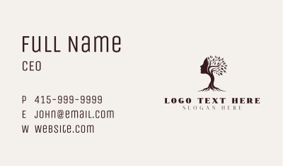 Nature Ecology Tree Business Card Image Preview