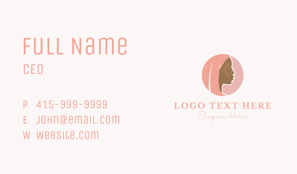 Woman Makeup Beauty Business Card Design Image Preview