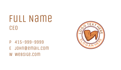 Fried Chicken Restaurant Business Card Image Preview