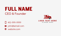 Fast Trucking Vehicle Business Card Image Preview