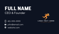 Lightning Bolt Lady Business Card Image Preview