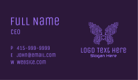 Purple Butterfly Circuit Business Card Image Preview