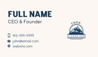 Hiking Mountain Outdoor Business Card Image Preview