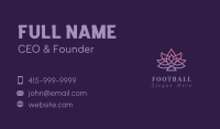 Gradient Lotus Yoga Business Card Image Preview