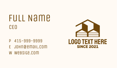 House Storage Facility  Business Card Image Preview